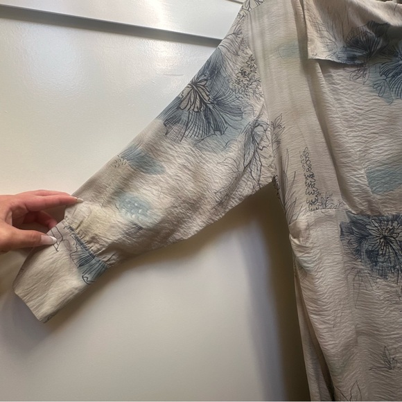 Zara Grey and Black Patterned midi dress - Picture 8 of 13